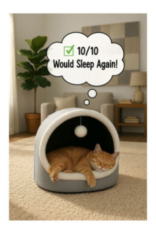 Lit pour chat - Gris