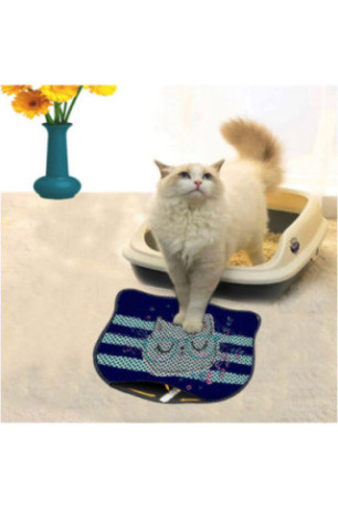 Tapis de litière pour chat - Multicolore