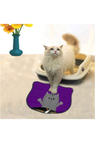 Tapis de litière pour chat - Multicolore