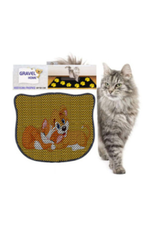 Tapis de litière pour chat - Multicolore