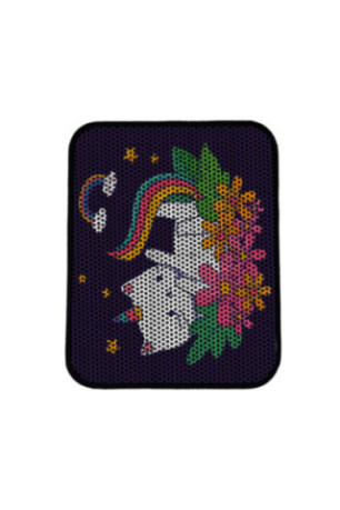 Tapis de litière pour chat - Multicolore