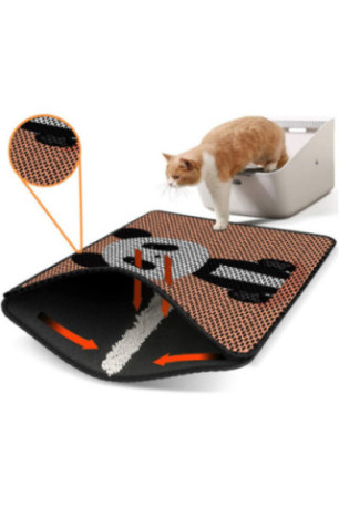 Tapis de litière pour chat - Multicolore
