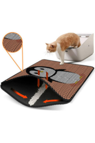 Tapis de litière pour chat - Multicolore