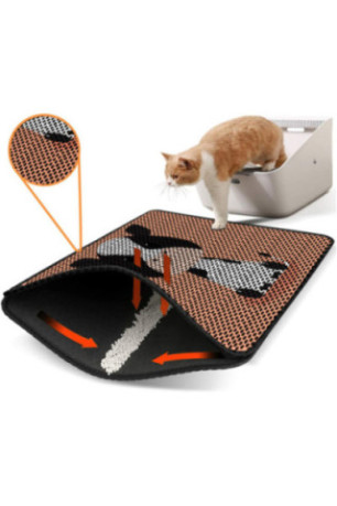 Tapis de litière pour chat - Multicolore