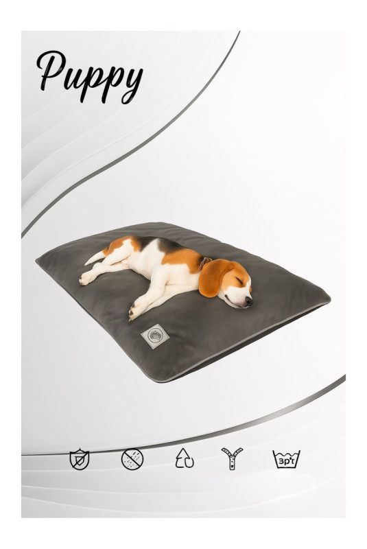 Lit pour animaux - Gris