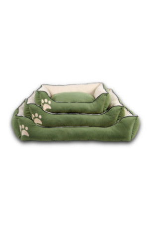 Lit pour animaux - Écru vert