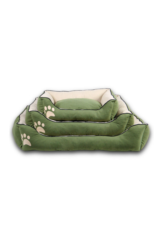 Lit pour animaux - Écru vert
