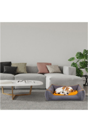 Lit pour animaux - Moutarde grise