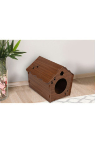 Maison pour chats - Noyer