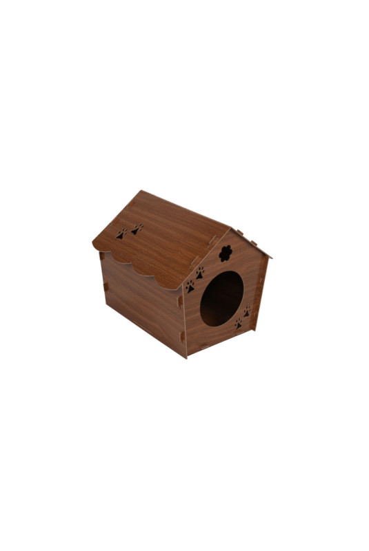 Maison pour chats - Noyer