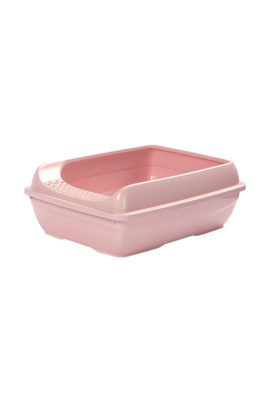 Bac à litière pour chat - Rose