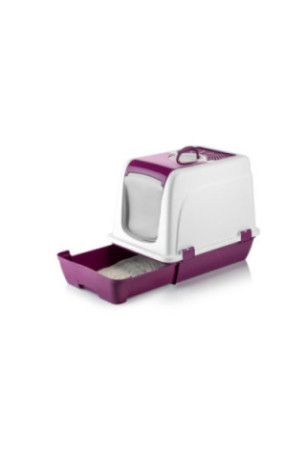 Bac à litière pour chat - Fuchsia