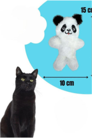Jouet pour chat - Blanc Vert Bleu