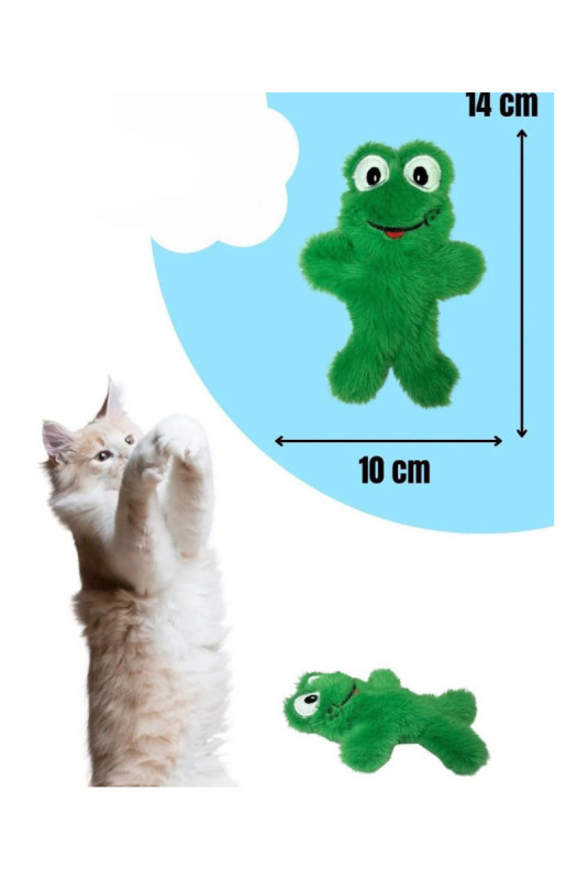 Jouet pour chat - Blanc Vert Bleu