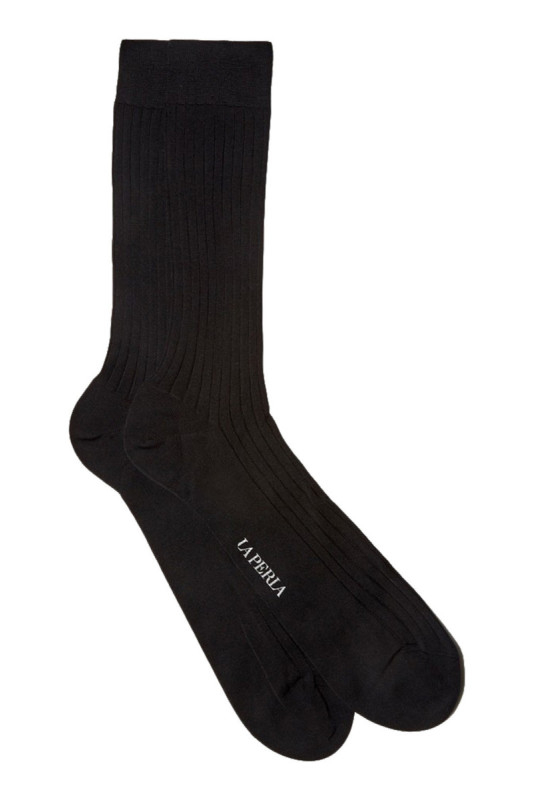 Chaussettes hautes côtelées LA PERLA