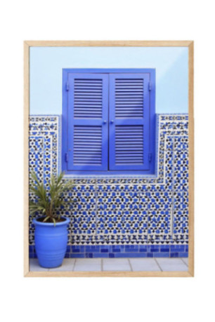 Tableau encadré décoratif - Multicolore