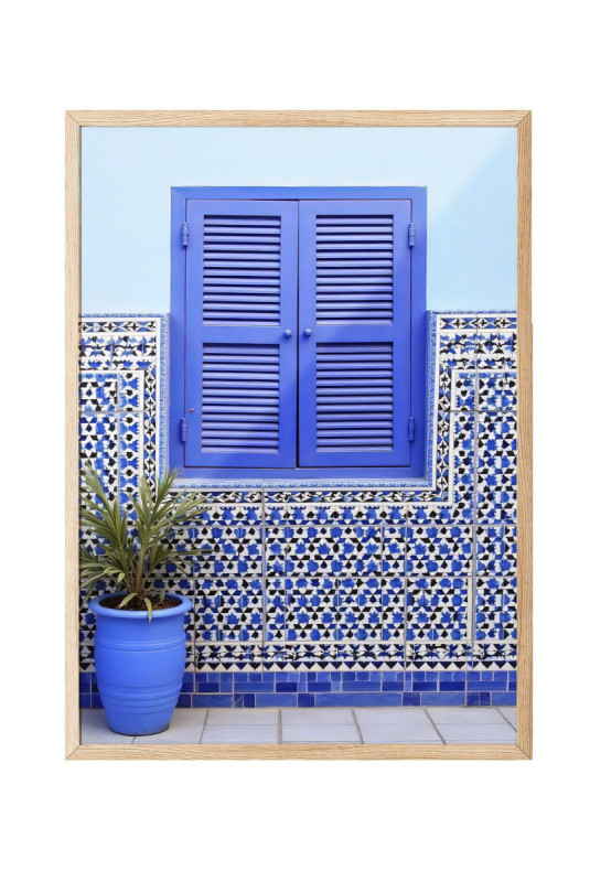 Tableau encadré décoratif - Multicolore