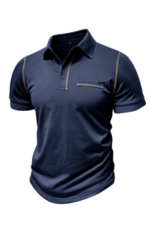 Polo manches courtes. coupe stretch - Dark Blue
