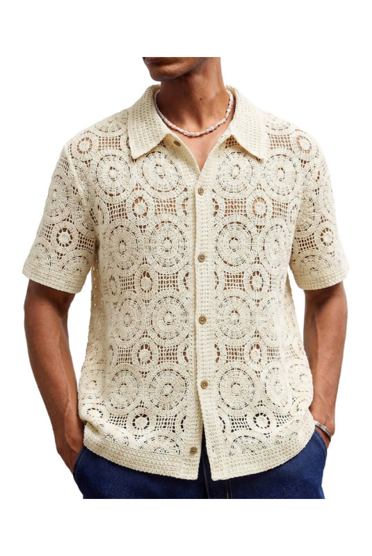 Chemise maille légère - Apricot