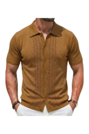 Chemise maille légère - Brown