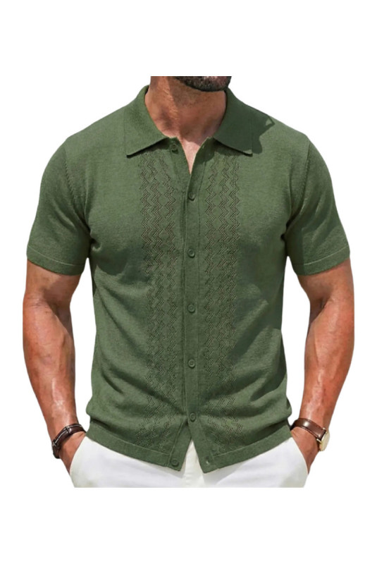Chemise maille légère - Green
