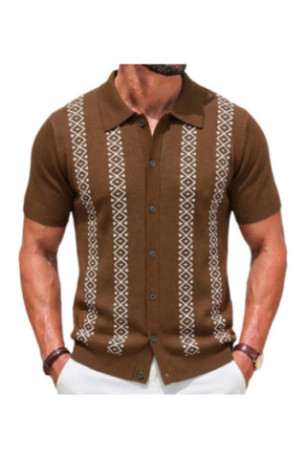 Chemise manches courtes - Brown