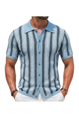Chemise à manches courtes - Blue