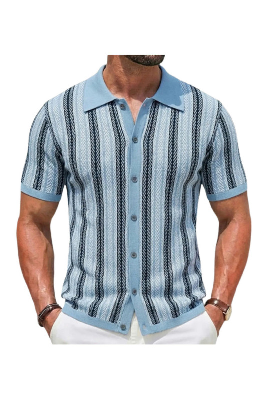Chemise à manches courtes - Blue