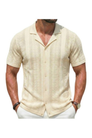 Chemise à manches courtes - Apricot