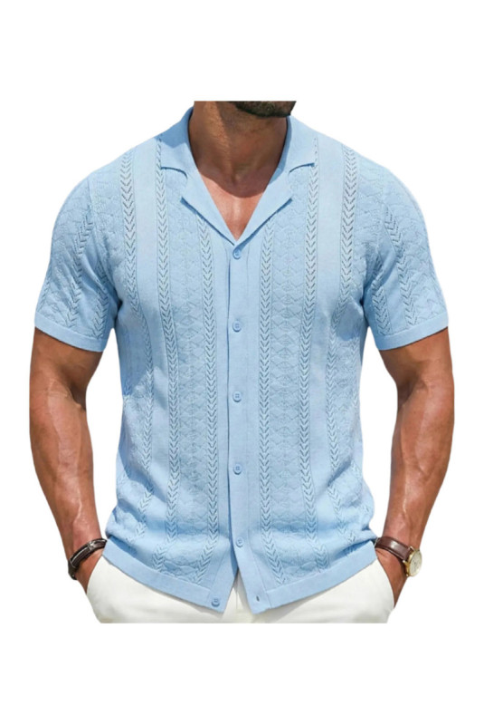 Chemise à manches courtes - Blue