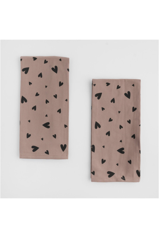 Ensemble de Torchons - Malorina - Taupe