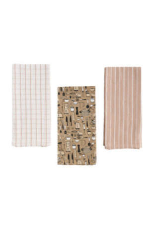 Ensemble de Torchons - Utensillo - Dark Beige