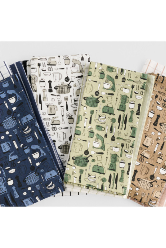 Ensemble de Torchons - Utensillo - Sage