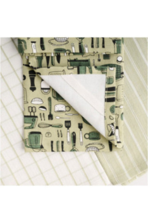 Ensemble de Torchons - Utensillo - Sage