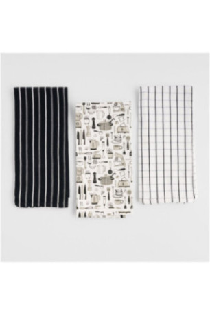 Ensemble de Torchons - Utensillo - Black