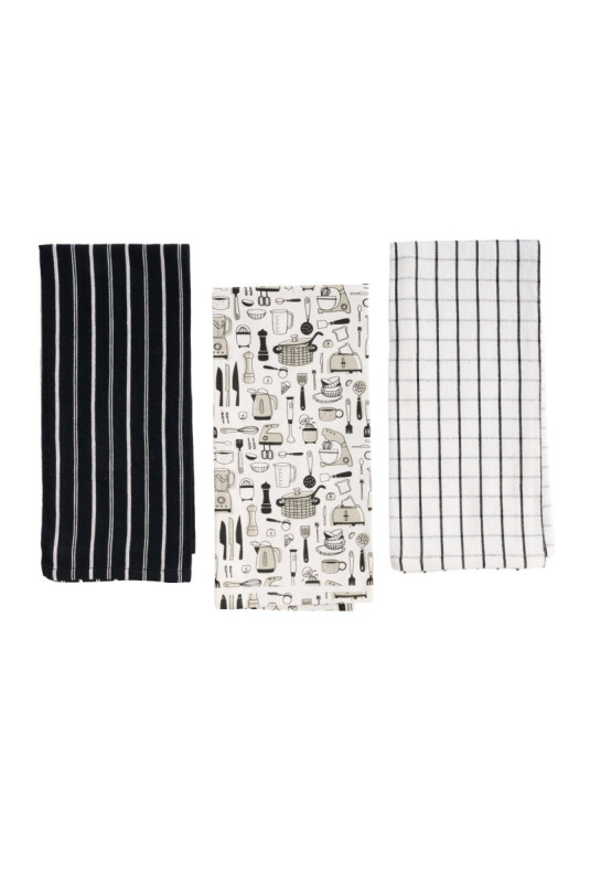 Ensemble de Torchons - Utensillo - Black