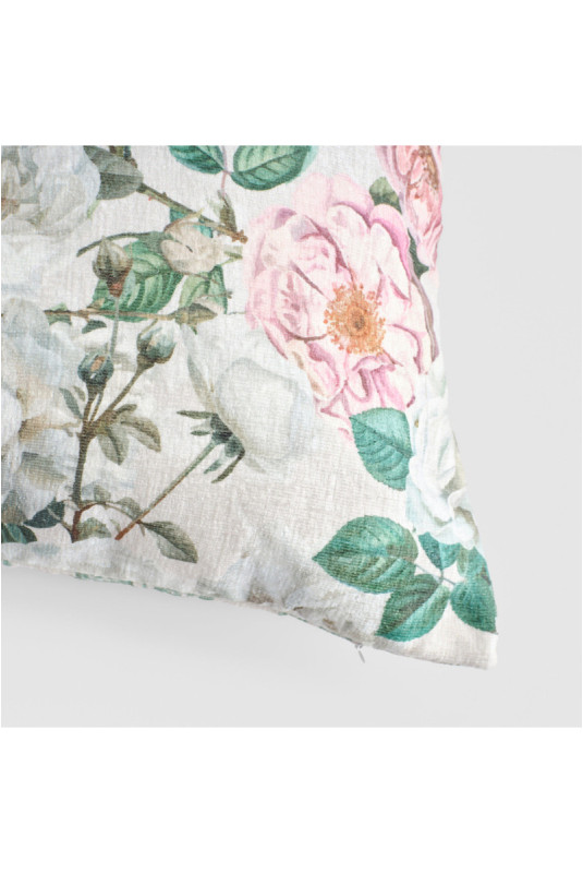 Housse de Coussin Imprimée - Rossalisa - Powder Pink