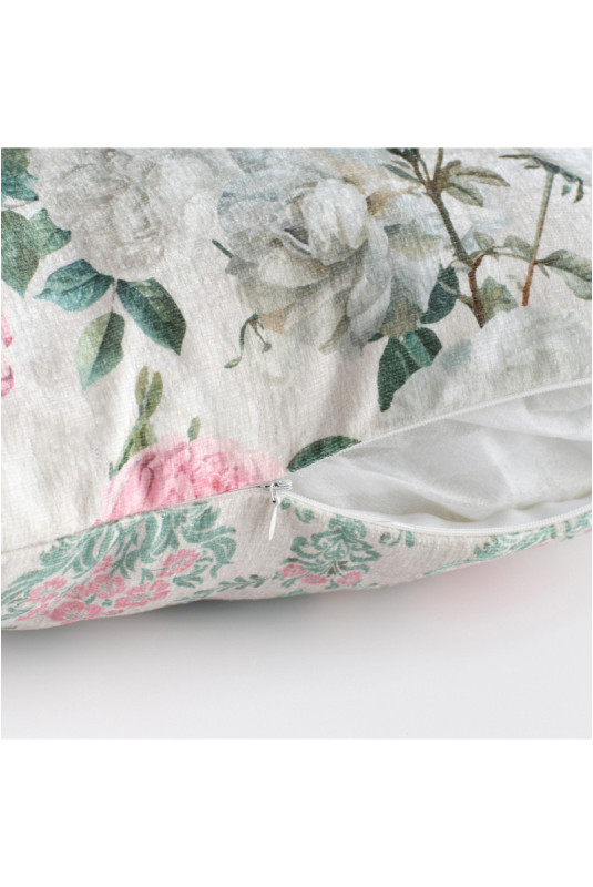 Housse de Coussin Imprimée - Rossalisa - Powder Pink