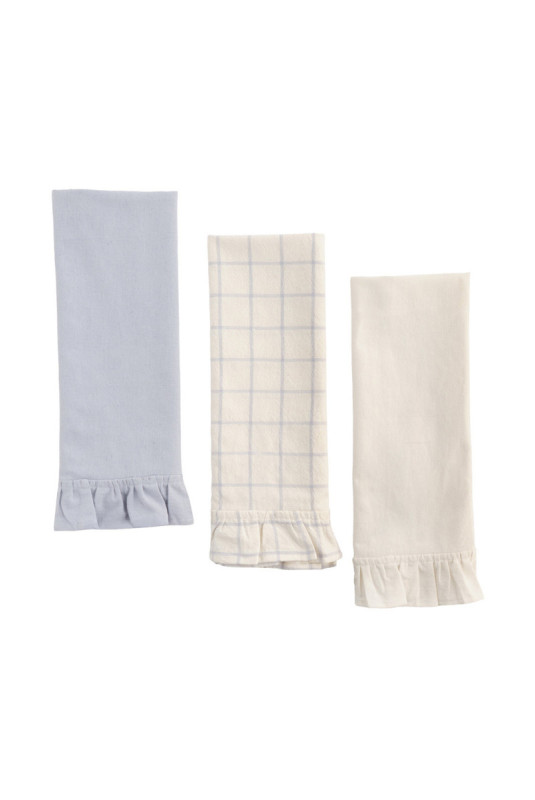 Ensemble de Torchons - Falbines - Blue
