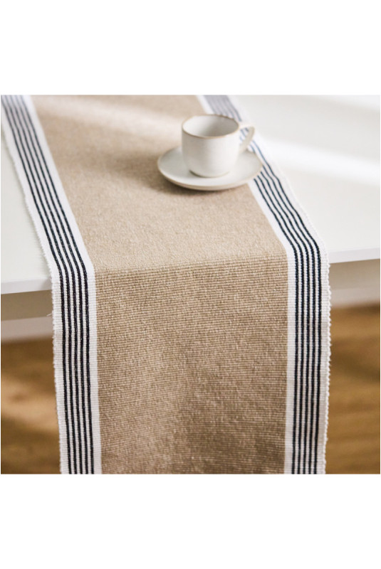Chemin de Table En Coton - Ribbeno - Mustard