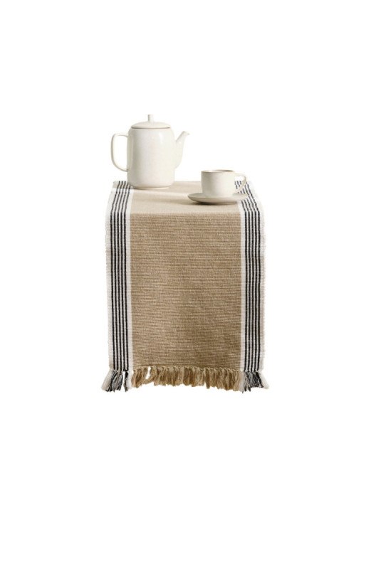 Chemin de Table En Coton - Ribbeno - Mustard