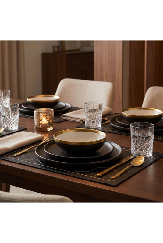 Set de Table Décoratif - Honi - Black