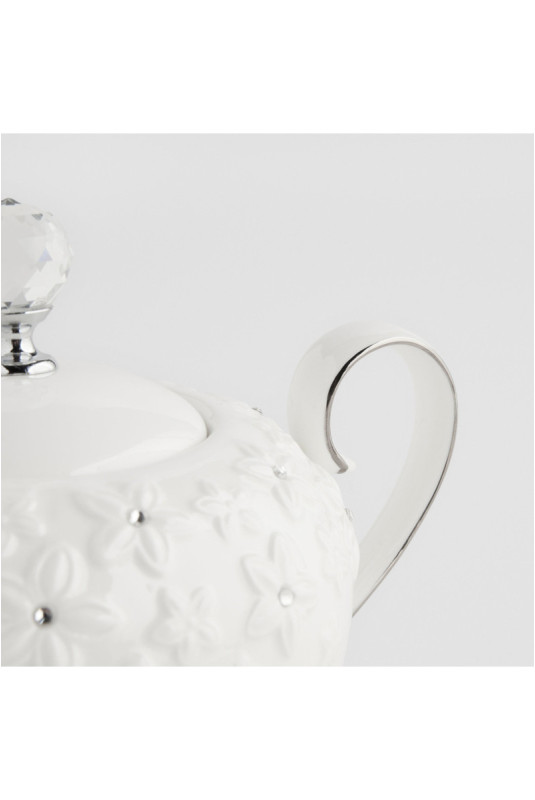 Théière Avec Tasses - Glammor - White