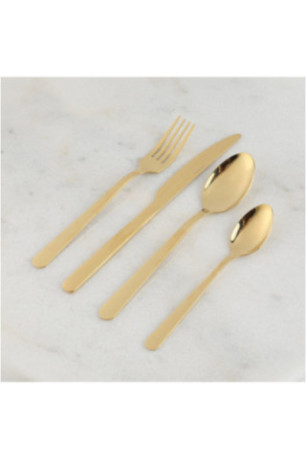 Ensemble de Couverts - Leto - Gold