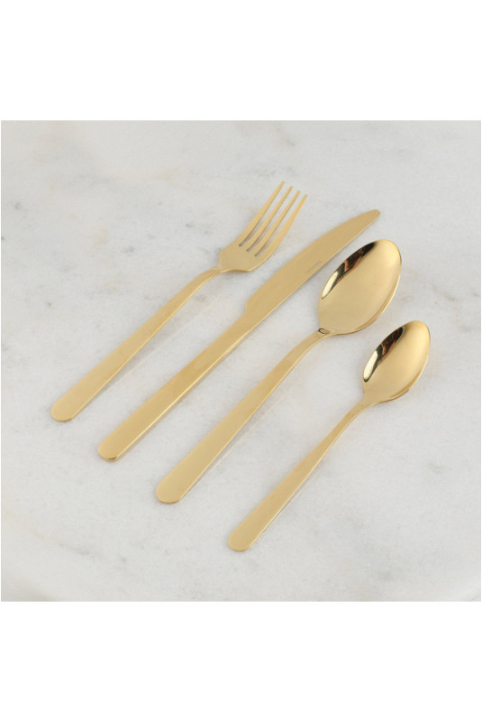 Ensemble de Couverts - Leto - Gold