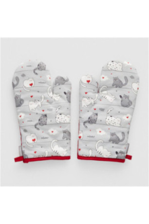 Ensemble de Gants de Four - Nuage - Light Grey
