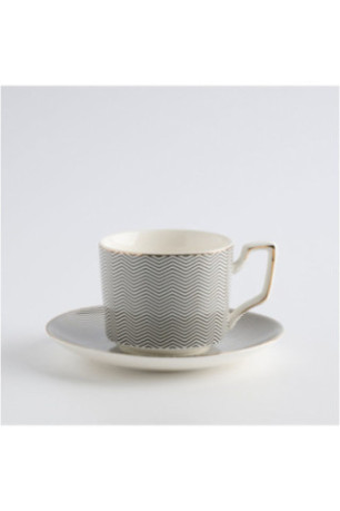Tasse Avec Sous-Tasse - Samjon - Black