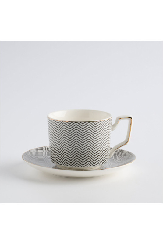 Tasse Avec Sous-Tasse - Samjon - Black