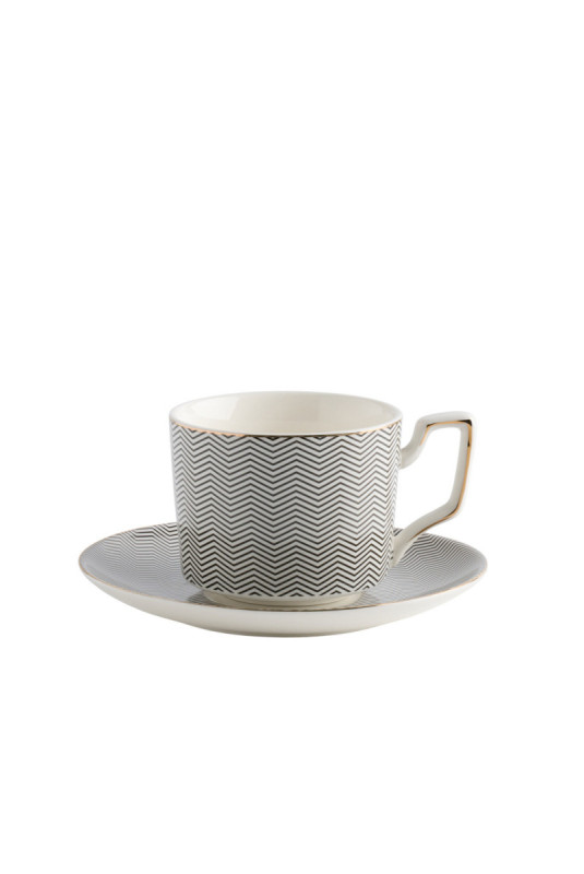 Tasse Avec Sous-Tasse - Samjon - Black