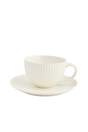 Tasse Avec Sous-Tasse - Mishka - White